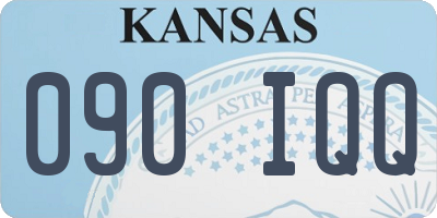 KS license plate 090IQQ