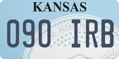 KS license plate 090IRB