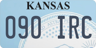 KS license plate 090IRC