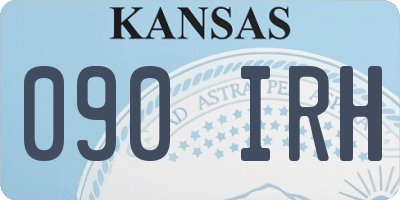KS license plate 090IRH