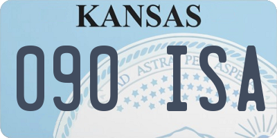 KS license plate 090ISA