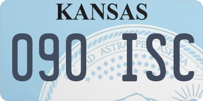 KS license plate 090ISC