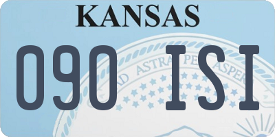 KS license plate 090ISI