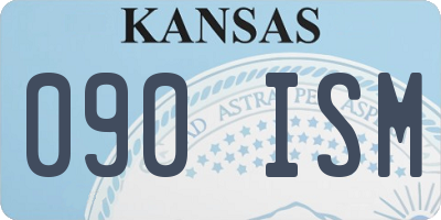 KS license plate 090ISM