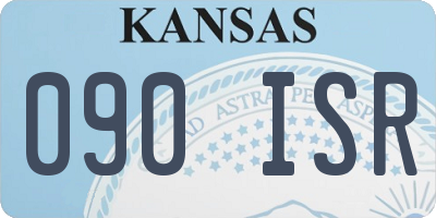 KS license plate 090ISR