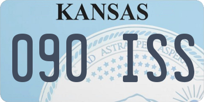 KS license plate 090ISS