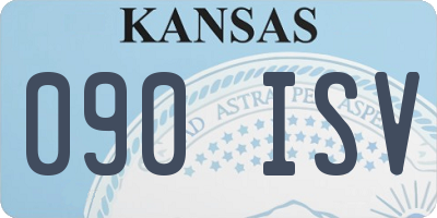 KS license plate 090ISV