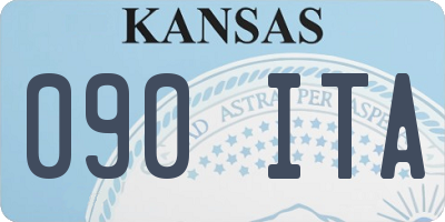 KS license plate 090ITA