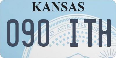 KS license plate 090ITH