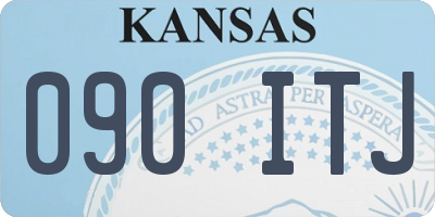 KS license plate 090ITJ