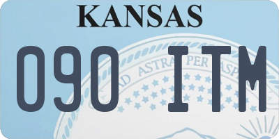 KS license plate 090ITM
