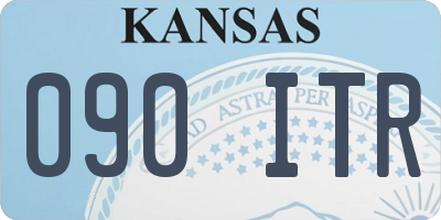 KS license plate 090ITR