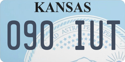 KS license plate 090IUT