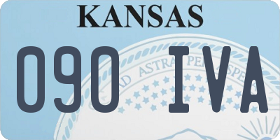 KS license plate 090IVA