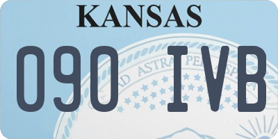 KS license plate 090IVB