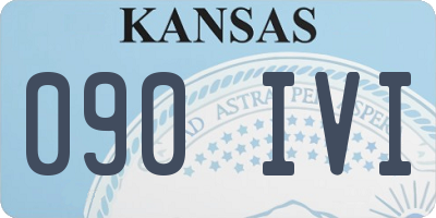 KS license plate 090IVI