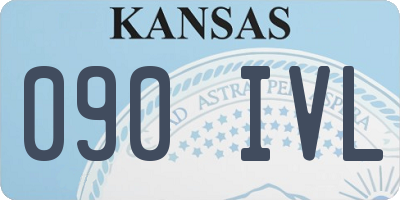KS license plate 090IVL