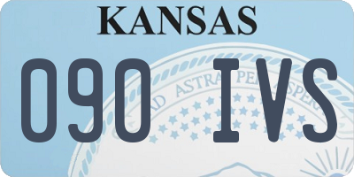 KS license plate 090IVS