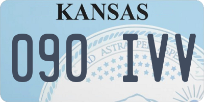KS license plate 090IVV