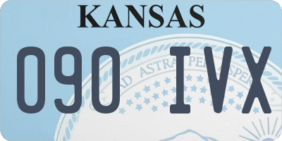 KS license plate 090IVX