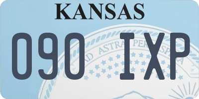 KS license plate 090IXP