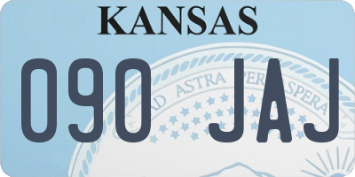 KS license plate 090JAJ