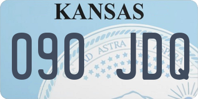 KS license plate 090JDQ