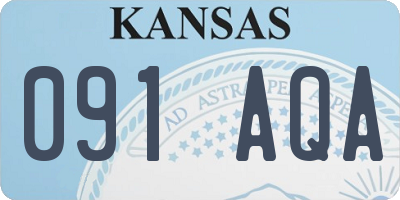 KS license plate 091AQA