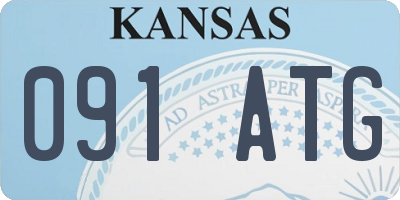 KS license plate 091ATG