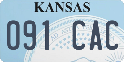 KS license plate 091CAC