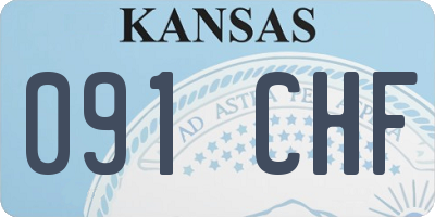 KS license plate 091CHF