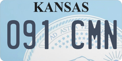 KS license plate 091CMN