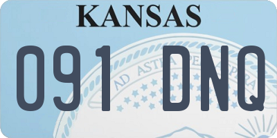 KS license plate 091DNQ