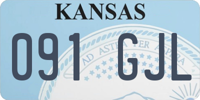 KS license plate 091GJL
