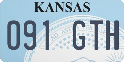 KS license plate 091GTH