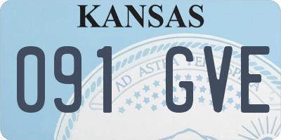 KS license plate 091GVE