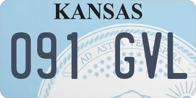 KS license plate 091GVL