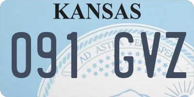 KS license plate 091GVZ
