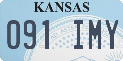 KS license plate 091IMY