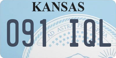 KS license plate 091IQL