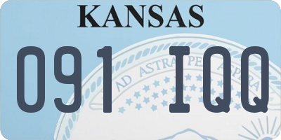 KS license plate 091IQQ