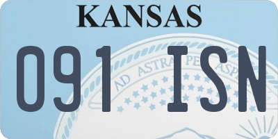 KS license plate 091ISN