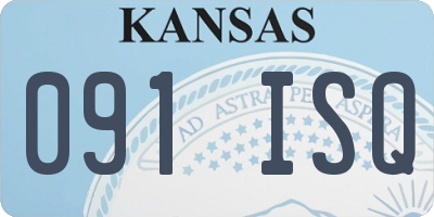 KS license plate 091ISQ