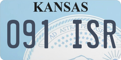 KS license plate 091ISR