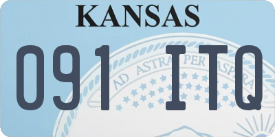 KS license plate 091ITQ