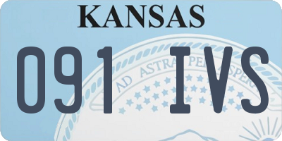 KS license plate 091IVS