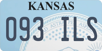 KS license plate 093ILS