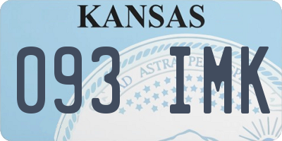 KS license plate 093IMK