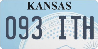 KS license plate 093ITH