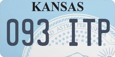 KS license plate 093ITP